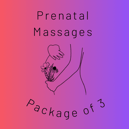 3 Pack~75min Prenatal Massage