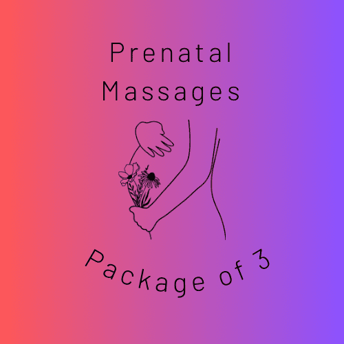 3 Pack~60min Prenatal Massage
